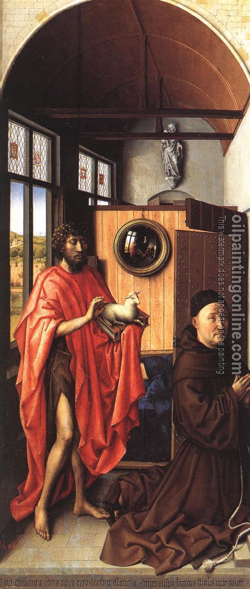 Robert Campin - The Werl Altarpiece, left wing